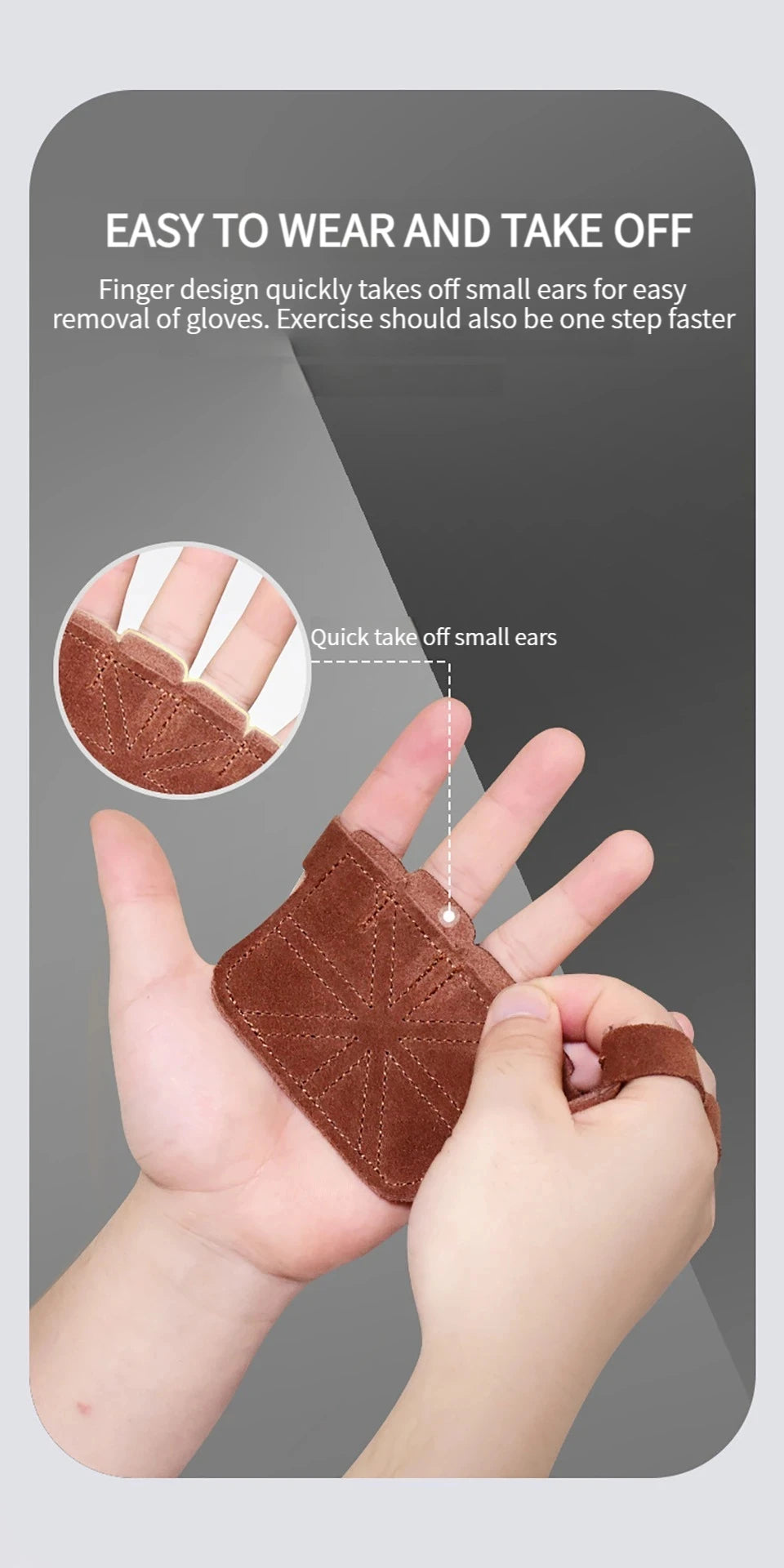 Cowhide Ventilated Weightlifting Gloves