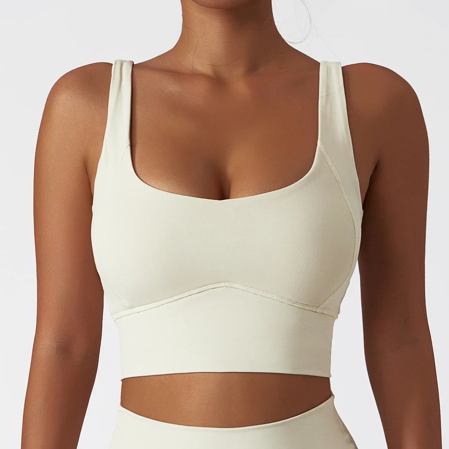 Women’s High-Support Sports Bra with Chest Pad