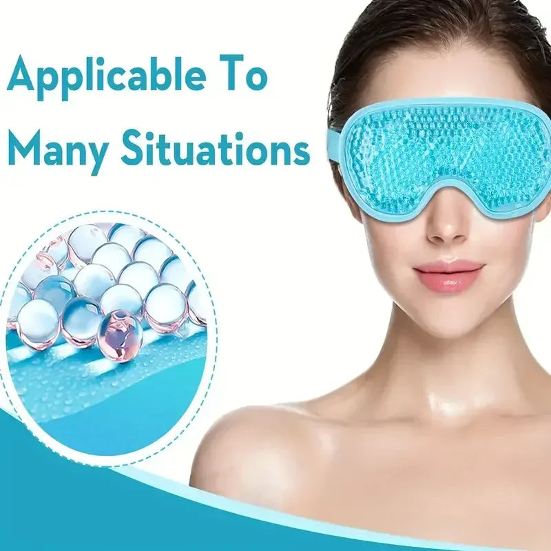 Gel Ice Eye Mask Ice Compress Sleeping Masks Beauty Eyes Health Tools Anti Dark Circle Eyes Bag Relax Sleep Aid Cooling Gel Mask