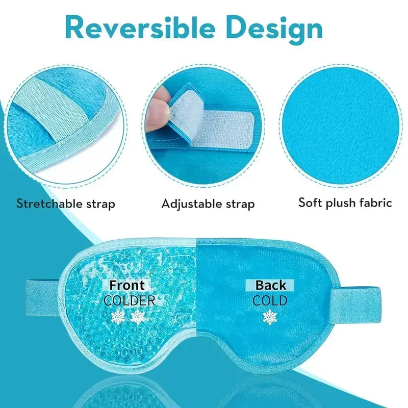 Gel Ice Eye Mask Ice Compress Sleeping Masks Beauty Eyes Health Tools Anti Dark Circle Eyes Bag Relax Sleep Aid Cooling Gel Mask