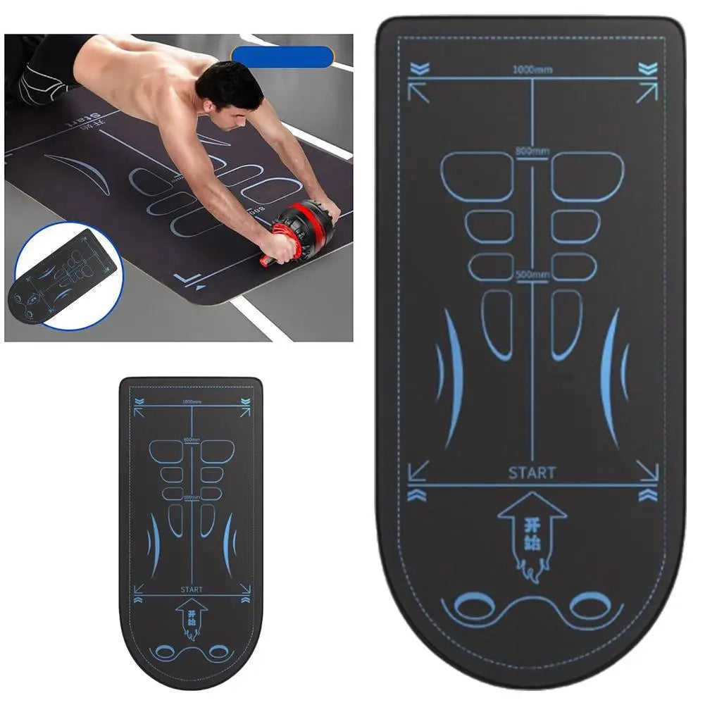 Ab Roller Wheel Exercise Mat Non-Slip Exercise Mat Knee Mat Abdominal Pad Sound Knee Unisex Thick 7mm Pad Insulation Floor T8Y5
