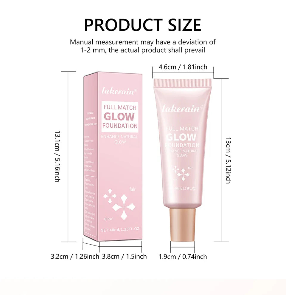 Natural Glow Enhancer Foundation Glowing Moisturizing Lightweight base Multi-purpose Face Body Glitter Cream Bronzer For Paris