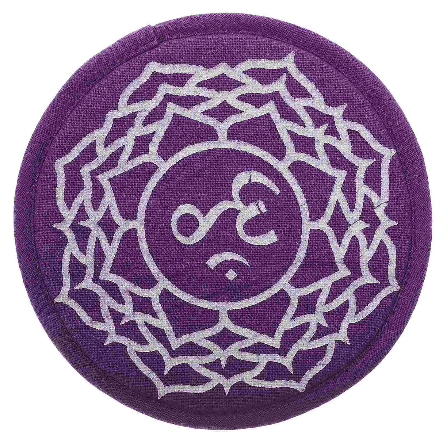 Embroidered Singing Bowl Cushion