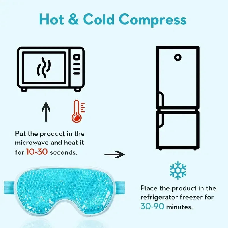 Gel Ice Eye Mask Ice Compress Sleeping Masks Beauty Eyes Health Tools Anti Dark Circle Eyes Bag Relax Sleep Aid Cooling Gel Mask