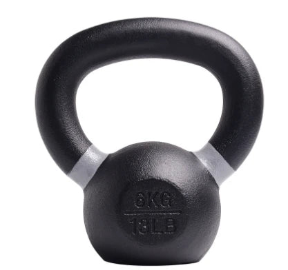 4-24kg Cast Iron Kettle Bell Men's Fitness Home Competitive Spraying Kettle Bell Kettleb