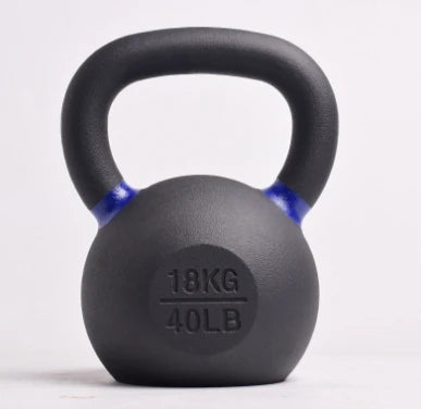 4-24kg Cast Iron Kettle Bell Men's Fitness Home Competitive Spraying Kettle Bell Kettleb