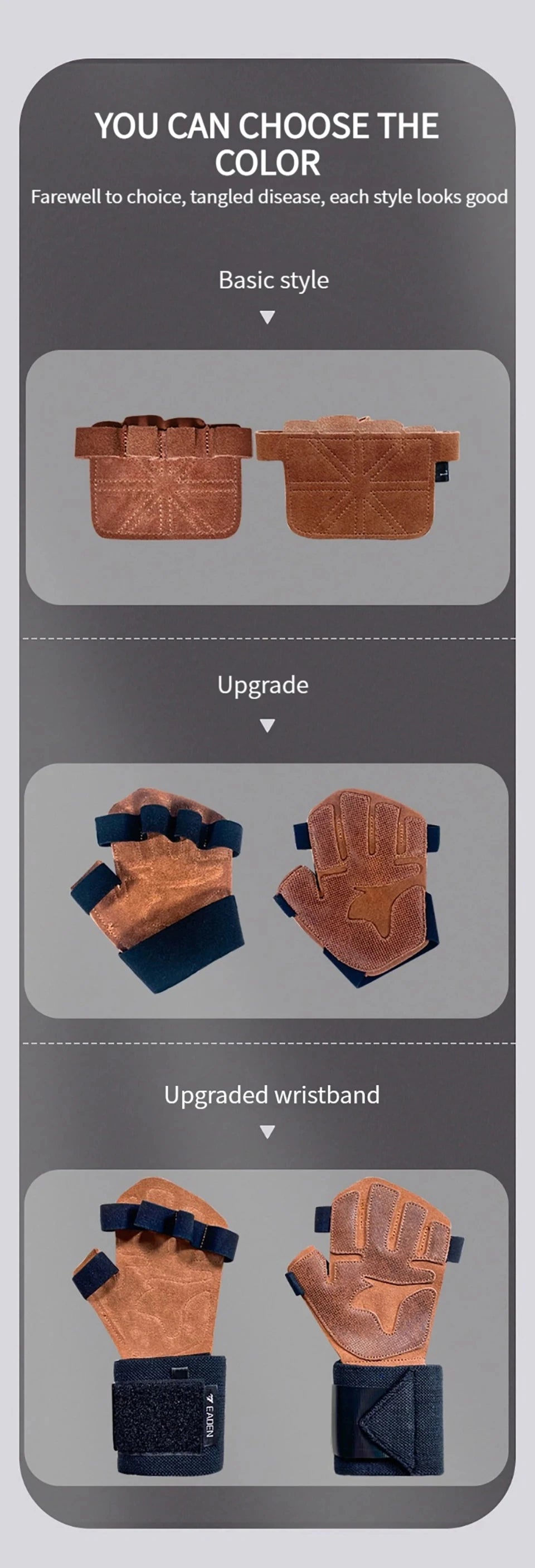 Cowhide Ventilated Weightlifting Gloves