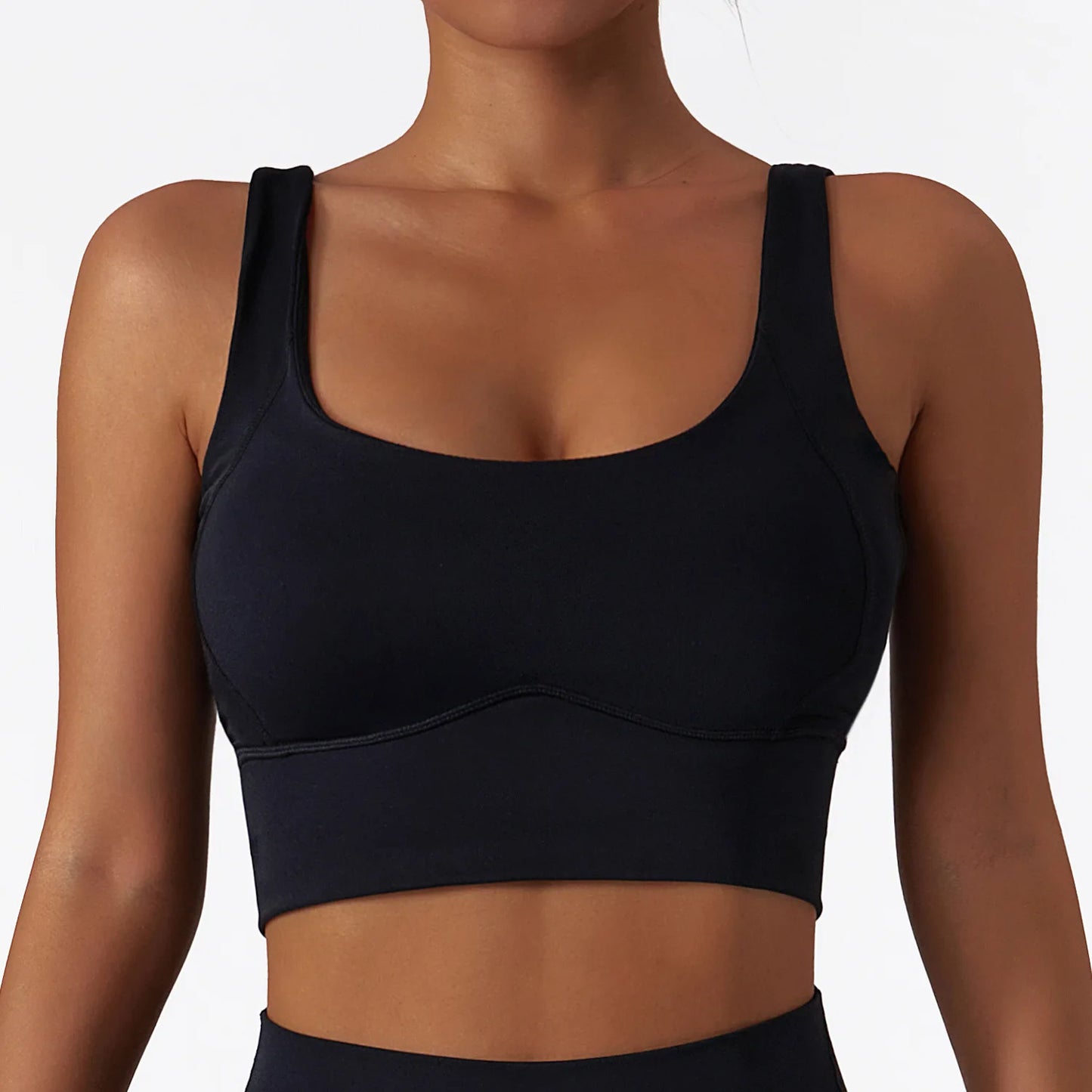 Women’s High-Support Sports Bra with Chest Pad