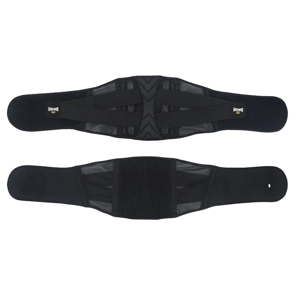 GOUNOD Steel Plate Support Waist Support Adjustable Waist Belt Fitness Weightlifting Squat Deadlift Fixed Abdomen Belt