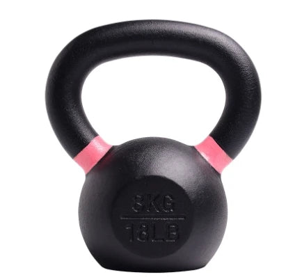 4-24kg Cast Iron Kettle Bell Men's Fitness Home Competitive Spraying Kettle Bell Kettleb