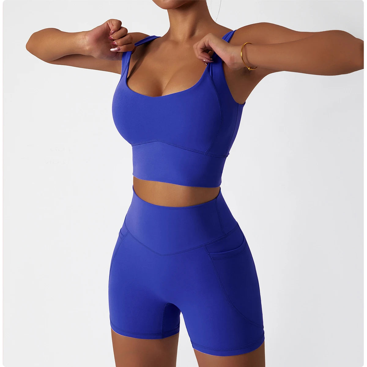 Women’s High-Support Sports Bra with Chest Pad