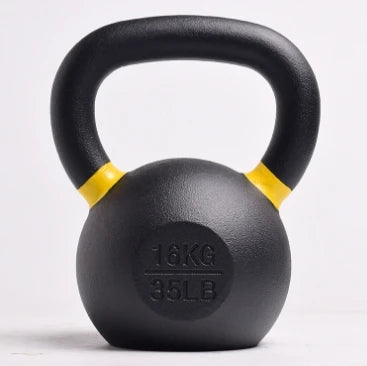 4-24kg Cast Iron Kettle Bell Men's Fitness Home Competitive Spraying Kettle Bell Kettleb