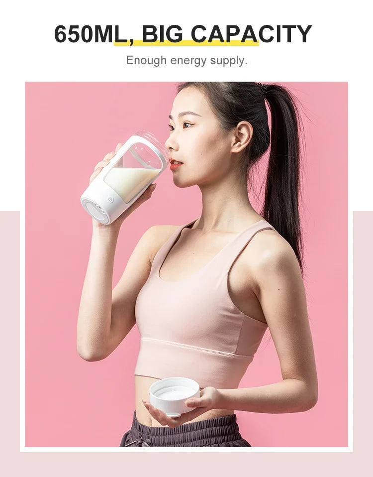 Wholesale Equra Electric Shaker Cup Protein Gym Sport Shaker Bottle Mixer Electric Protein Shaker Electric Bottle Cup