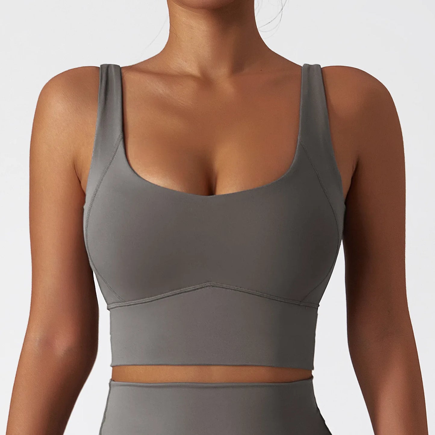 Women’s High-Support Sports Bra with Chest Pad