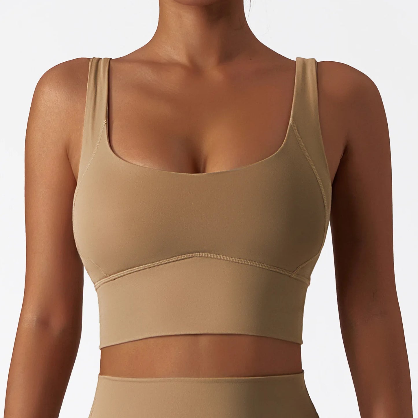 Women’s High-Support Sports Bra with Chest Pad