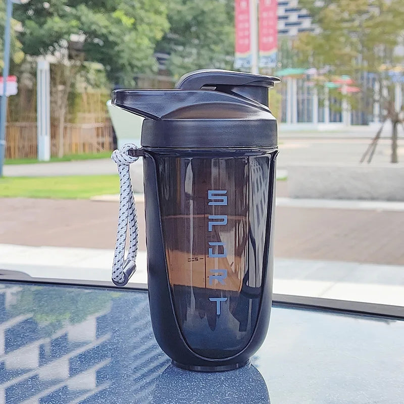 C2 600ml Bpa Free Plastic Blender Shaker Bottle With Plastic Whisk For Protein Shakes Leakproof Workout Gym Sport Water Cup