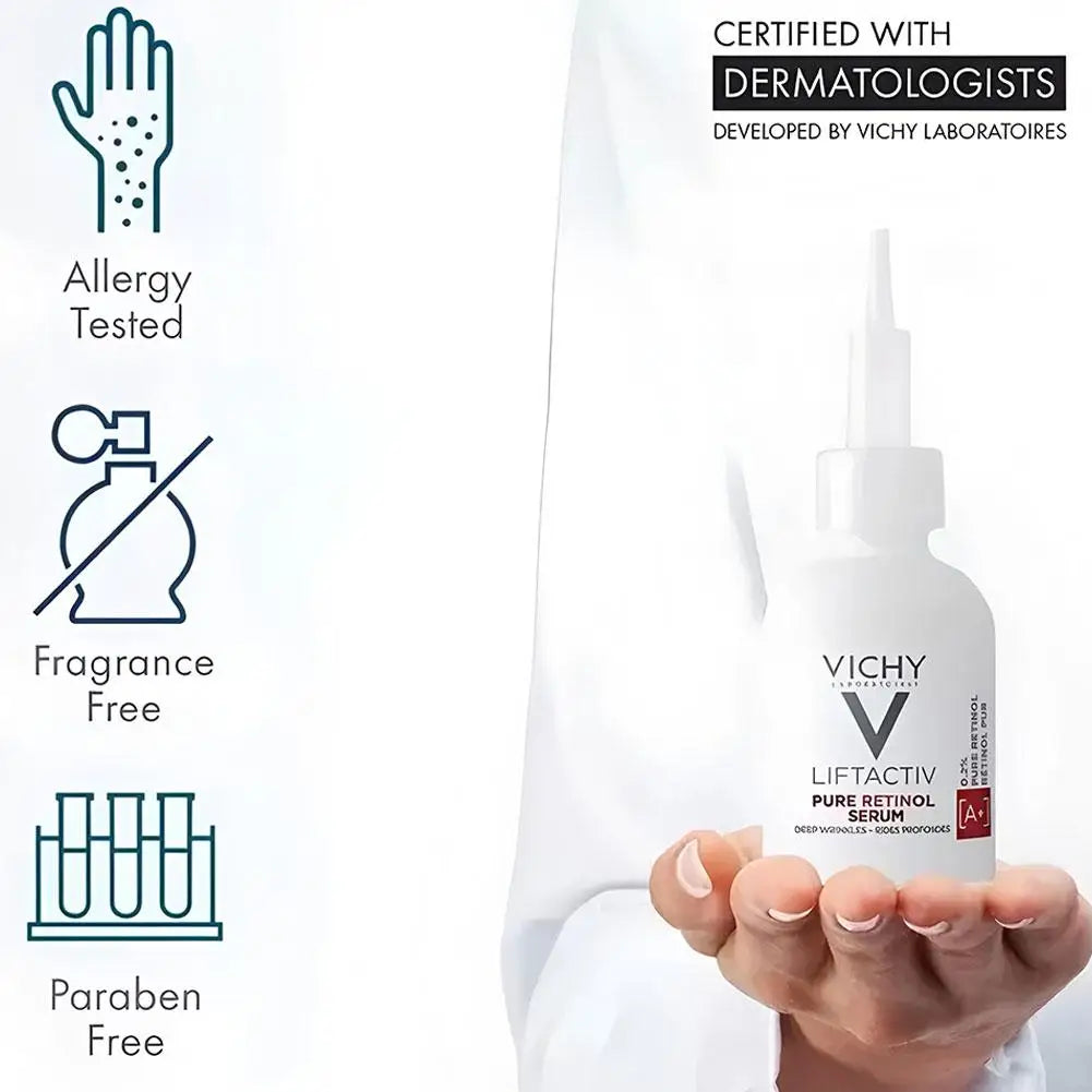 Vichy VC Essence 30ml Moisturizing Hyaluronic Acid Serum Rejuvenating Firming Antioxidant Improving Dullness Facial Skincare
