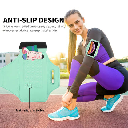 Zipper Running Sport Armbands For Airpods Pro Belt Pouch For iPhone 16 15 14 13 12 11 Pro Max 16 Plus Arm Band For Samsung S24