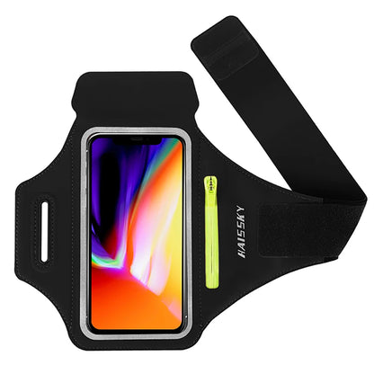 Zipper Running Sport Armbands For Airpods Pro Belt Pouch For iPhone 16 15 14 13 12 11 Pro Max 16 Plus Arm Band For Samsung S24