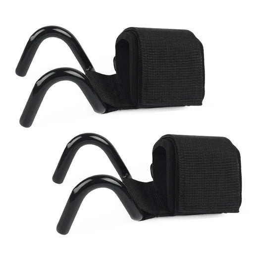 Tcare Adjustable Steel Hook Weightlifting Straps (2PCS)