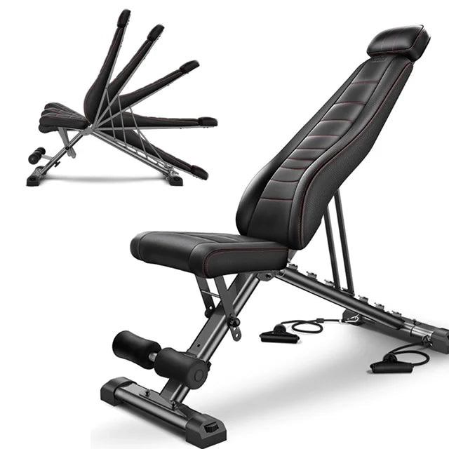 Adjustable Foldable Home Gym Exercise Bench