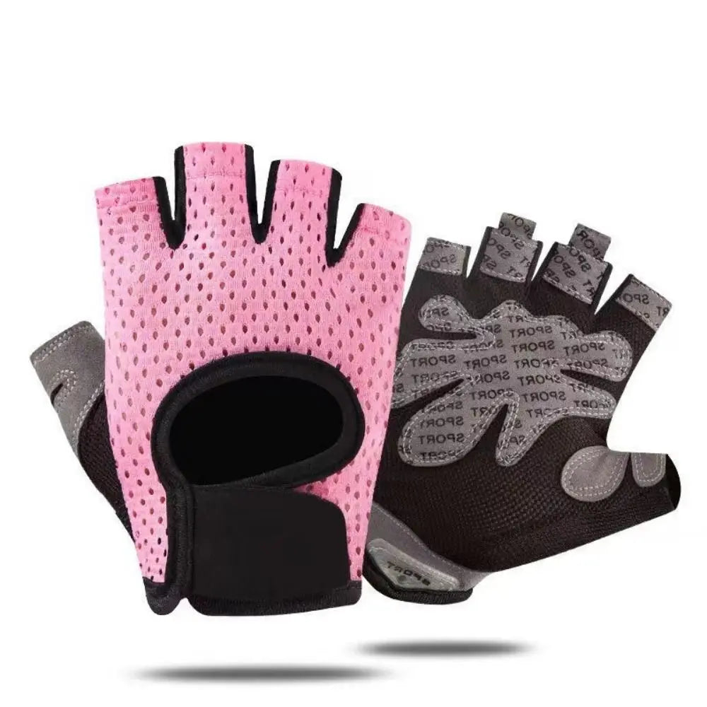 Breathable Workout Gloves Weight Lifting Fingerless Gym Fitness Exercise Half Finger Gloves for Powerlifting Women Men