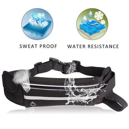 Sports Fanny Pack Women Running Waist Bag Men Belt Bag Phone Gym Bags Water Hydration Backpack Running Cycling Accessories