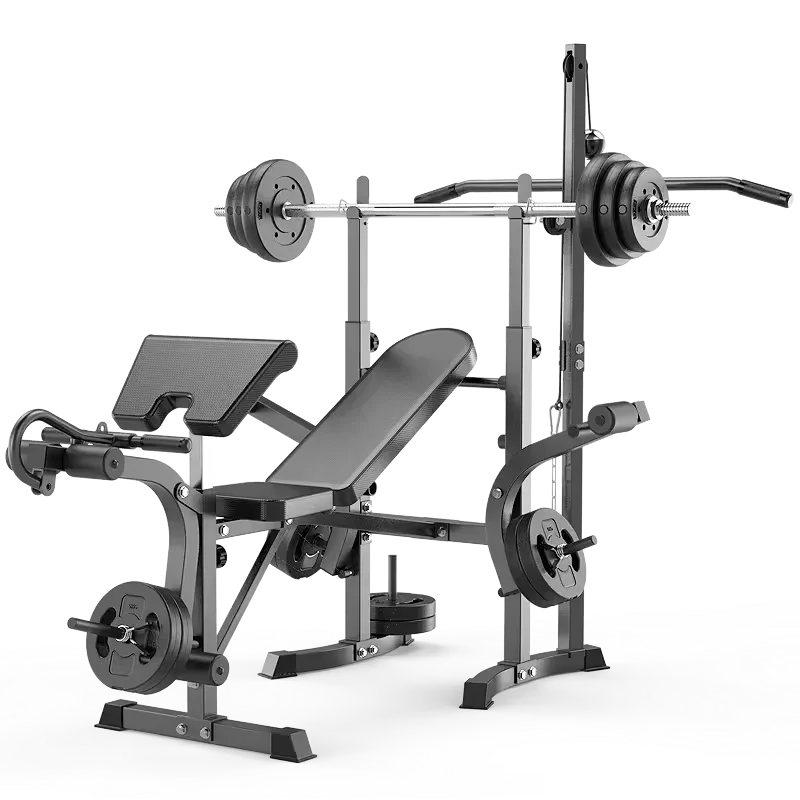 Foldable Multi-Function Adjustable Weight Bench