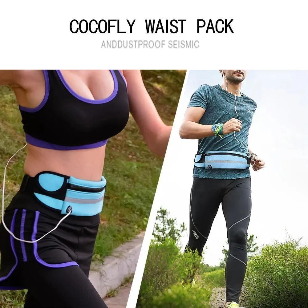 Sports Fanny Pack Women Running Waist Bag Men Belt Bag Phone Gym Bags Water Hydration Backpack Running Cycling Accessories