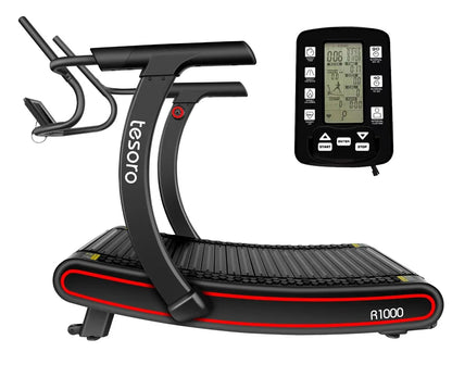 Self-Generating Commercial Curved Treadmill R1000 for Running & Sprinting