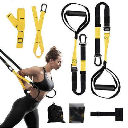 Hanging Training Strap Adjustable Resistance Band Gymnastics Fitness Band Pull Rope Exercise Stretch Strap Home Gym Equipment