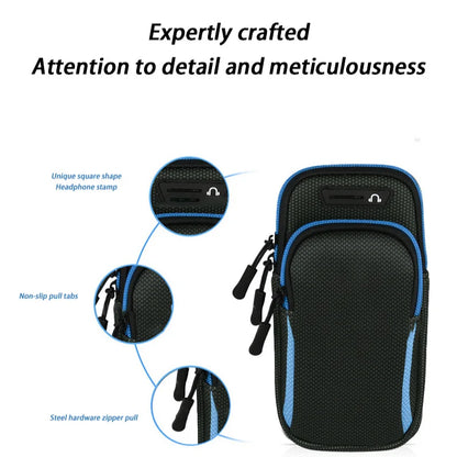 Universal Armband Sport Phone Bag For Running Arm Phone Holder Sports Mobile Case Hand for iPhone Xiaomi Huawei Under 6.5" 7.2