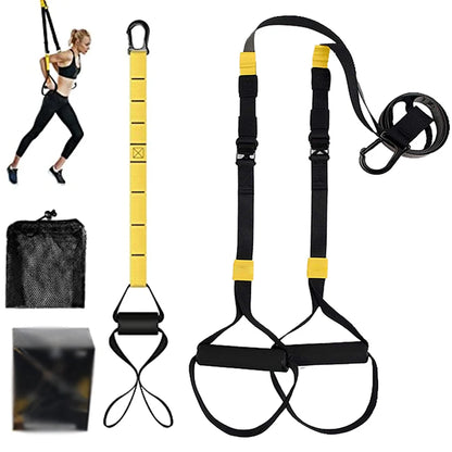 Hanging Training Strap Adjustable Resistance Band Gymnastics Fitness Band Pull Rope Exercise Stretch Strap Home Gym Equipment