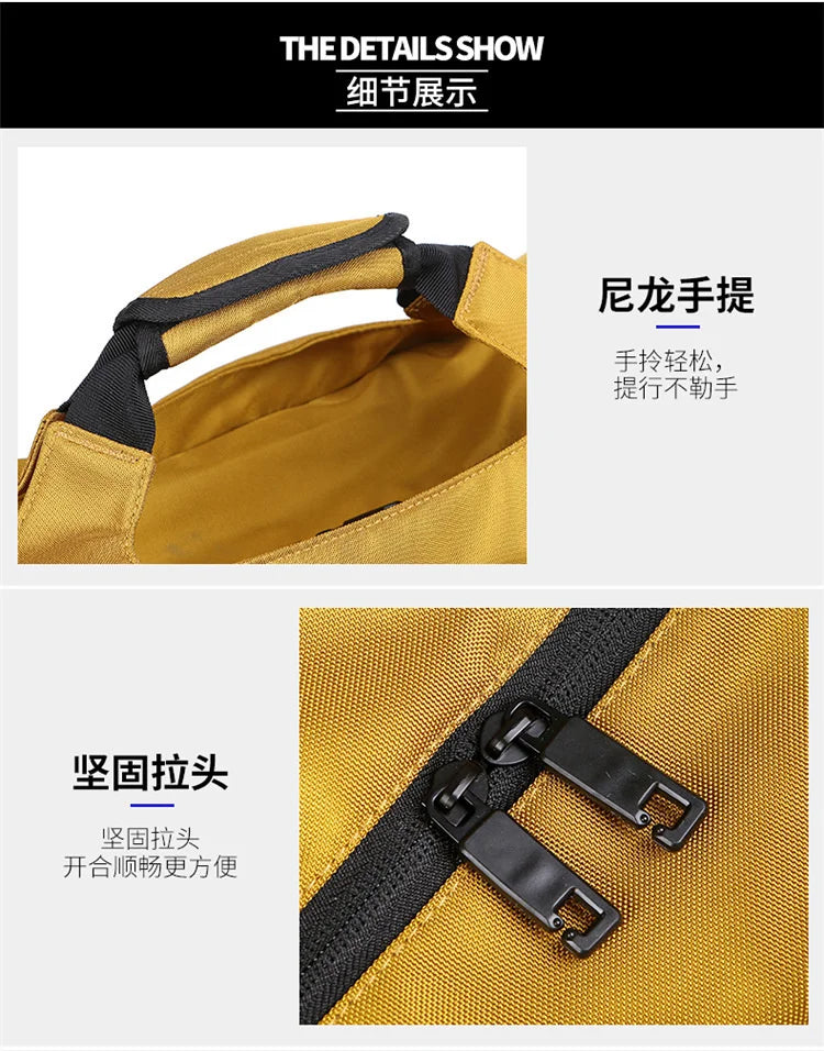 Fashion Lightweight Men Women Duffel Shoulder Bag Large Capacity Fitness Gym Bag With Shoes Pocket Male Hand Luggage Travel Bag