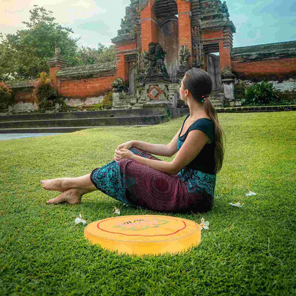 Worship Mat Meditation Cushion – Embroidered Round Prayer Seat for Ancestral Hall, Foyer & Floor Use