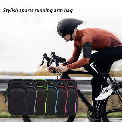 Universal Armband Sport Phone Bag For Running Arm Phone Holder Sports Mobile Case Hand for iPhone Xiaomi Huawei Under 6.5" 7.2
