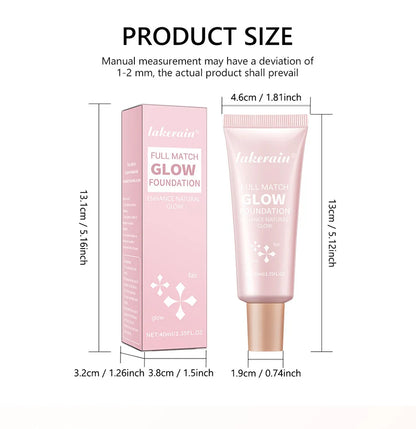 Natural Glow Enhancer Foundation Glowing Moisturizing Lightweight base Multi-purpose Face Body Glitter Cream Bronzer For Paris