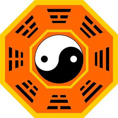 Traditional Taoist Meditation Mat – Ethnic Culture Carpet with Yin Yang & Bagua Diagram, Non-Slip Cushion for Parlor or Tai Chi