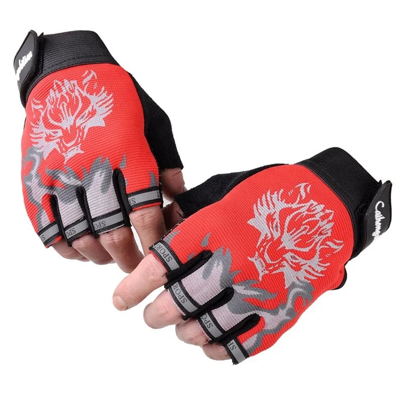 Body Building Gym Training Fitness Weight Lifting Gloves For Men Women Workout Half Finger Exercise Gym Tactical Gloves