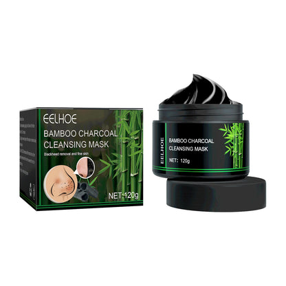 Bamboo Charcoal Facial Blackhead Remover Mask Deep Cleansing Shrink Pore Nose Black Dots Peel off Remove Stickers Skin Care