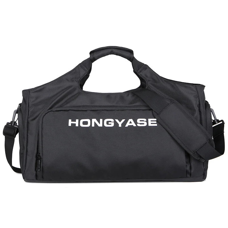 Fashion Lightweight Men Women Duffel Shoulder Bag Large Capacity Fitness Gym Bag With Shoes Pocket Male Hand Luggage Travel Bag