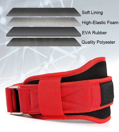 Weight Lifting Belt for Men & Women, Weight Belt for Workout Weightlifting, Powerlifting, Squat & Deadlift, Adjustable Gym Belt