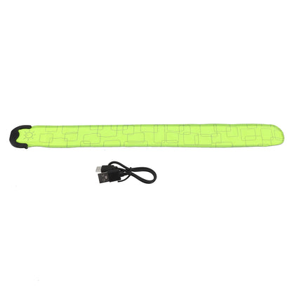 Rechargeable LED Armband Clap Strap Wristband High Visibility Reflective For Night Cycling Running Luminous Sports Wrist Strap