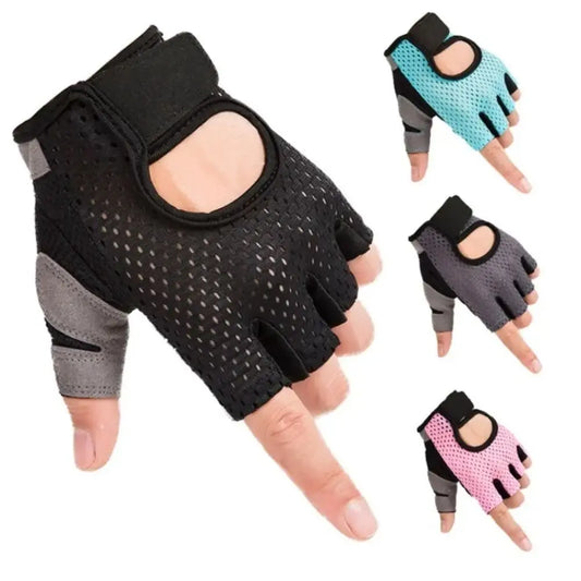 Breathable Workout Gloves Weight Lifting Fingerless Gym Fitness Exercise Half Finger Gloves for Powerlifting Women Men