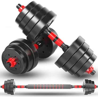 Home Gym Fitness Equipment Weight Lifting Dumbbel Kettlebell Adjustable 10-50kg Dumbbell Barbell Set