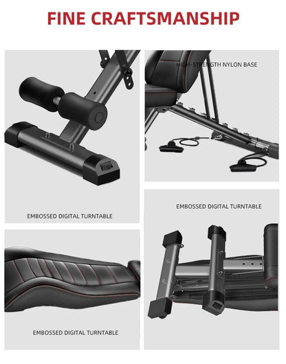 Adjustable Foldable Home Gym Exercise Bench