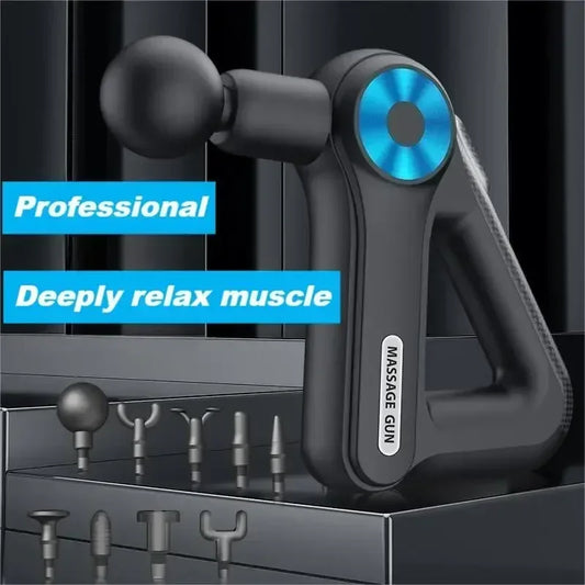 Electric 9 Heads 9 Gears Muscle fascia Massage Gun Masajeador Fascial Gun Heads Muscle Massager