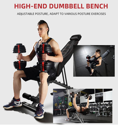 Adjustable Foldable Home Gym Exercise Bench