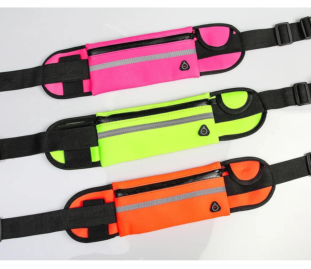 Sports Fanny Pack Women Running Waist Bag Men Belt Bag Phone Gym Bags Water Hydration Backpack Running Cycling Accessories