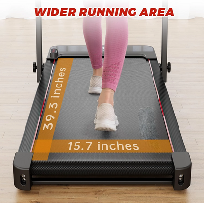 Treadmill, Walking Pad, Folding Treadmill with LED Display, Portable Treadmill for Home/Office with 265lbs Weight Capacity